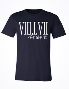 817 Roman Numerals - Black